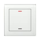 MDT - MDT KNX Glastaster II Light 1-fach RGBW, Glas weiß, Neutral