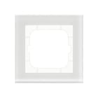 MDT - MDT Rahmen 1-fach 63 x 63 mm Glas weiß
