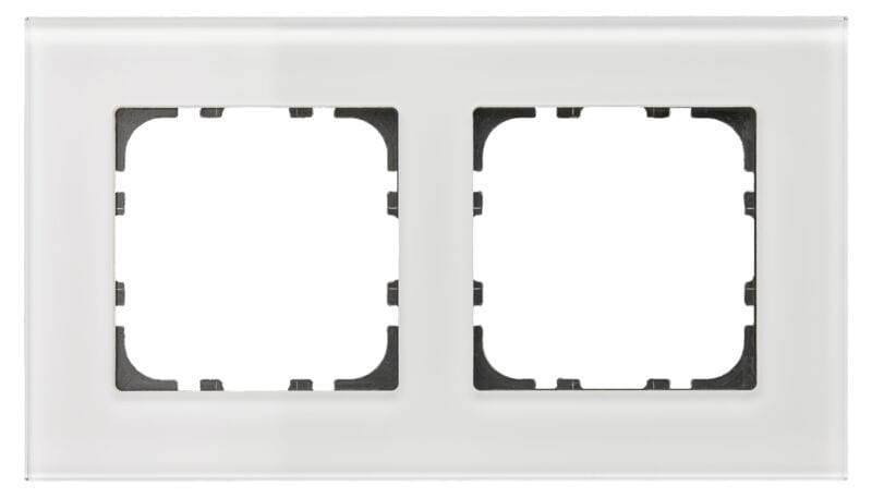 MDT - MDT Rahmen 2-fach Glas weiß