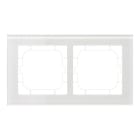 MDT - MDT Rahmen 2-fach 63 x 63 mm Glas weiß