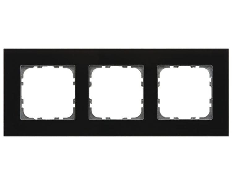 MDT - MDT Rahmen 3-fach Glas schwarz