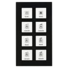 MDT - MDT KNX Glastaster 8-fach Plus schwarz