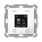 MDT - MDT KNX Jalousietaster Smart 55 mit Fabrdisplay reinweiß glänzend
