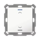 MDT - MDT KNX Taster Light 55 x 55 mm 1-fach RGBW, reinweiß glänzend, Jalousie