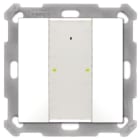 MDT - MDT KNX Tastsensor 2-fach Plus mit Temp. reinweiß glänzend