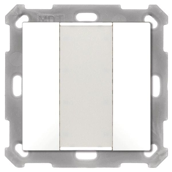 MDT - MDT KNX Tastsensor 2-fach reinweiß matt
