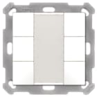 MDT - MDT KNX Tastsensor 6-fach reinweiß matt