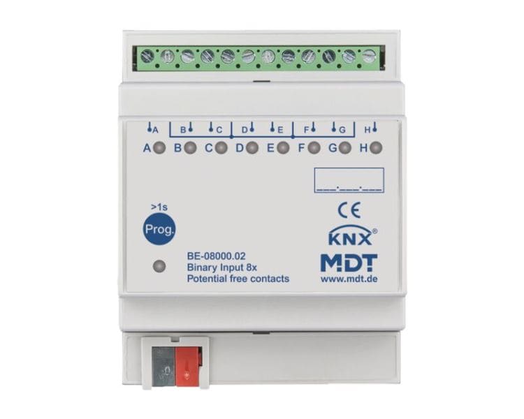 MDT - MDT KNX Binäreingang 8-fach potentialfrei REG