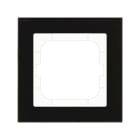 MDT - MDT Rahmen 1-fach 63 x 63 mm Glas schwarz