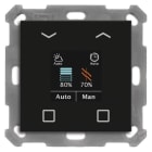 MDT - MDT KNX Jalousietaster Smart 55 mit Fabrdisplay schwarz matt