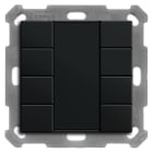 MDT - MDT KNX Taster 55x55 8-fach schwarz matt