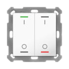 MDT - MDT KNX RF+ Taster Light 55 2f, RGBW mit Temp., reinweiß gl., Schalten,secure
