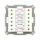 MDT - MDT KNX 55 x 55 mm LED Anzeige 12-fach reinweiß glänzend