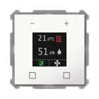 MDT - MDT KNX 63 x 63 mm Nebenstelle mit Farbdisplay reinweiß glänzend UP