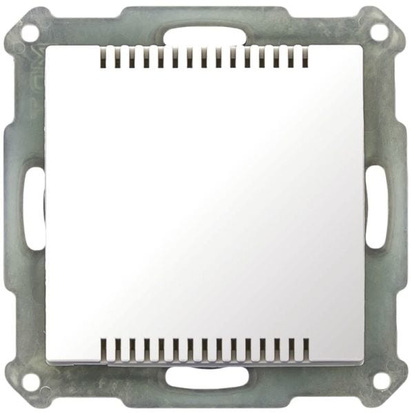 MDT - MDT KNX 55 x 55 mm Raumtemperaturregler ohne Einstellrad reinweiß glänzend