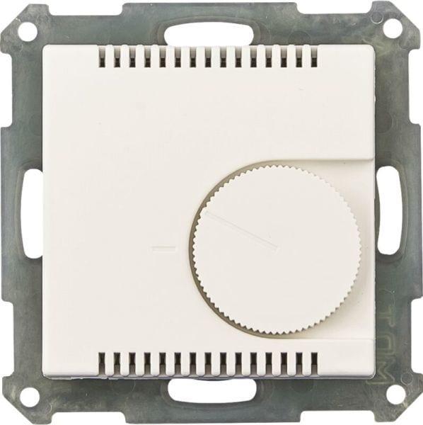 MDT - MDT KNX 55 x 55 mm Raumtemperaturregler mit Einstellrad reinweiß glänzend