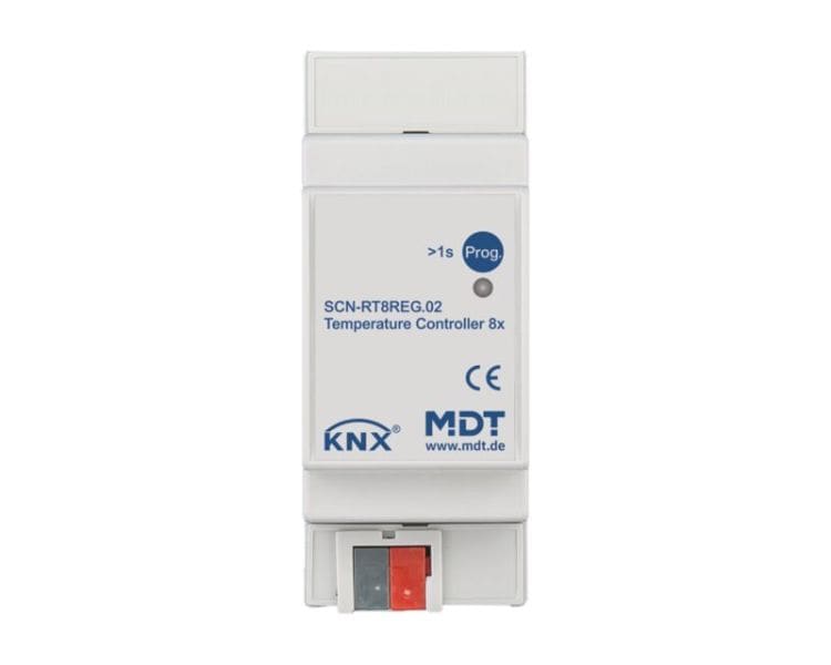 MDT - MDT KNX Temperaturregler 8fach REG