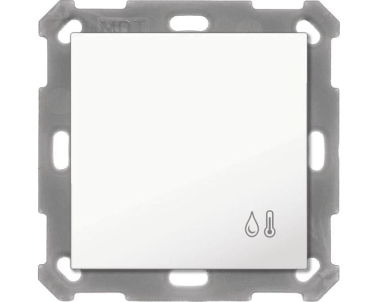 MDT - MDT KNX 55 x 55 mm Temp./Feuchtesensor reinweiß glänzend UP