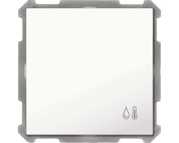 MDT - MDT KNX 63 x 63 mm Temp./Feuchtesensor reinweiß glänzend UP