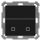 MDT - MDT KNX 55x55mm Bewegungsmelder mit Temp.sensor schwarz matt Up