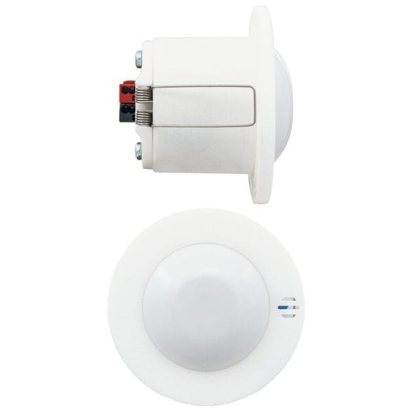 MDT - MDT Präsenzmelder 360° mit 3 Sensoren mit Temp. , reinweiß