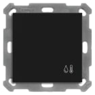MDT - MDT KNX 55 x 55mm Objektregler schwarz matt Up