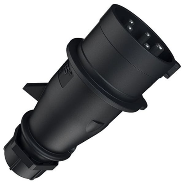 MENNEKES - CEE-Stecker AM-TOP schwarz 16A 5p 400V 6h IP44 HW/VN