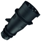 MENNEKES - CEE-Stecker AM-TOP schwarz 16A 5p 400V 6h IP44 HW/VN