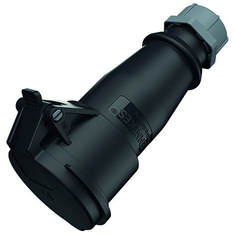 MENNEKES - CEE-Kupplung AM-TOP schwarz 16A 5p 400V 6h IP44 HW/VN