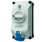 MENNEKES - DUO Wanddose abschaltbar 16A 3P 6h 230V IP44