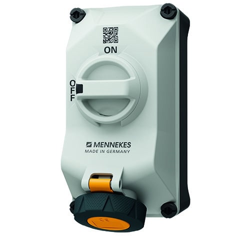 MENNEKES - DUO Wanddose abschaltbar 16A 3P 4h 110V IP67