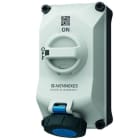 MENNEKES - DUO Wanddose abschaltbar 16A 3P 6h 230V IP67