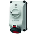 MENNEKES - DUO Wanddose abschaltbar 16A 4P 6h 400V IP67