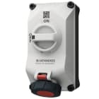 MENNEKES - DUO Wanddose abschaltbar 16A 4P 6h 400V IP67