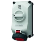 MENNEKES - DUO Wanddose abschaltbar 16A 5P 6h 400V IP67