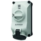 MENNEKES - DUO Wanddose abschaltbar 32A 5P 2h 500V IP44