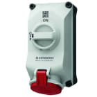 MENNEKES - DUO Wanddose abschaltbar 32A 5P 6h 400V IP44