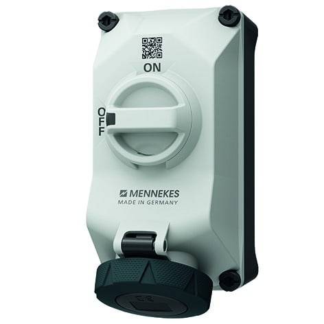 MENNEKES - DUO Wanddose abschaltbar 32A 4P 7h 500V IP67