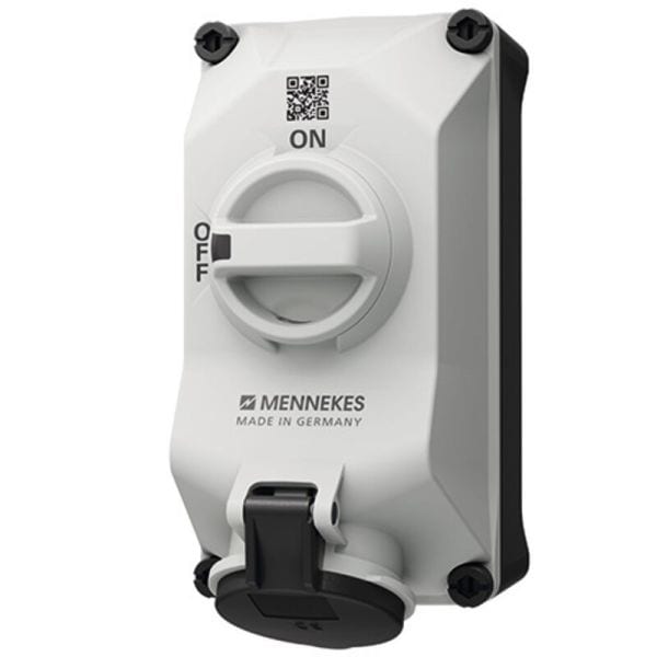 MENNEKES - DUO R Wanddose abschaltbar 16A 4P 5h 690V IP44