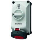 MENNEKES - DUO R Wanddose abschaltbar 32A 4P 3h 440V IP67