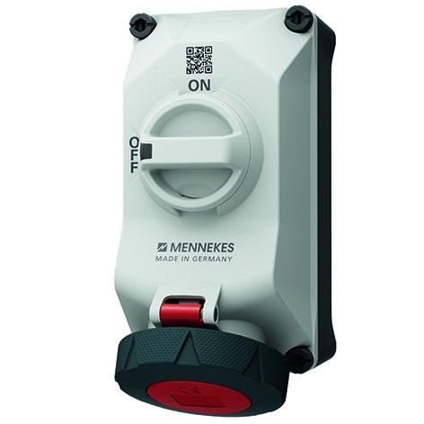 MENNEKES - DUO R Wanddose abschaltbar 32A 4P 3h 440V IP67