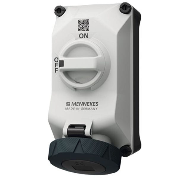MENNEKES - DUO R Wanddose abschaltbar 32A 4P 7h 500V IP67