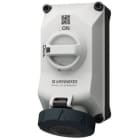 MENNEKES - DUO R Wanddose abschaltbar 32A 4P 7h 500V IP67