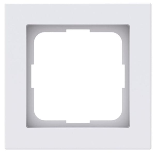RUTENBECK - Rahmen 1fach für 55x55mm Zentralstücke verkehrsweiß