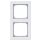 RUTENBECK - Rahmen 2fach für 55x55mm Zentralstücke verkehrsweiß