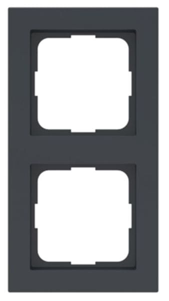 RUTENBECK - Rahmen 2fach für 55x55mm Zentralstücke anthrazitgrau