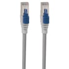 RUTENBECK - Patchkabel verriegelbar Cat.6A 10m grau (ähnlich RAL 7035)