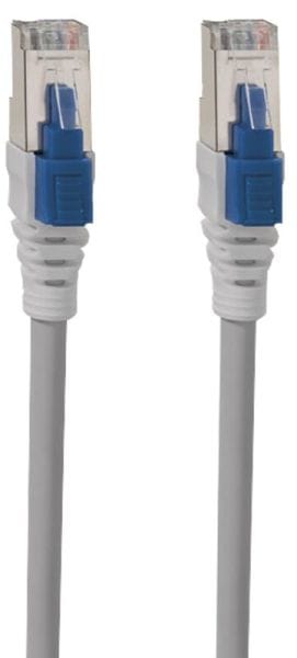 RUTENBECK - Patchkabel verriegelbar Cat.6A 3m grau (ähnlich RAL 7035)