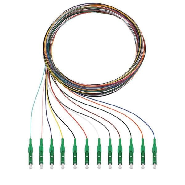 RUTENBECK - Q8Pigtails 12xLC OS2 APC 2m