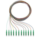 RUTENBECK - Q8Pigtails 12xLC OS2 APC 2m